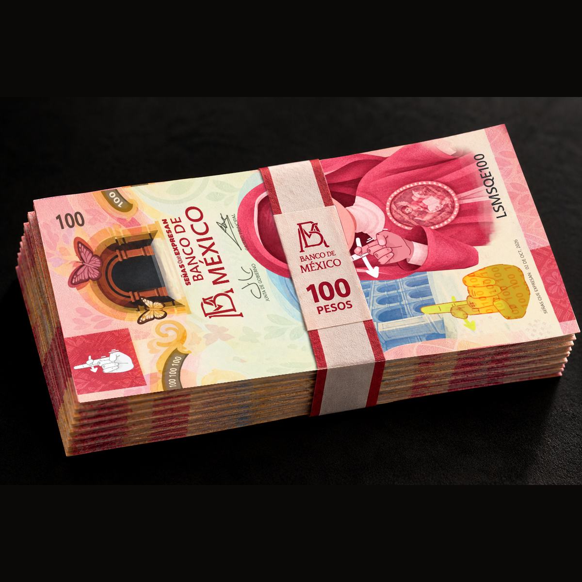 Billetes de México en LSM