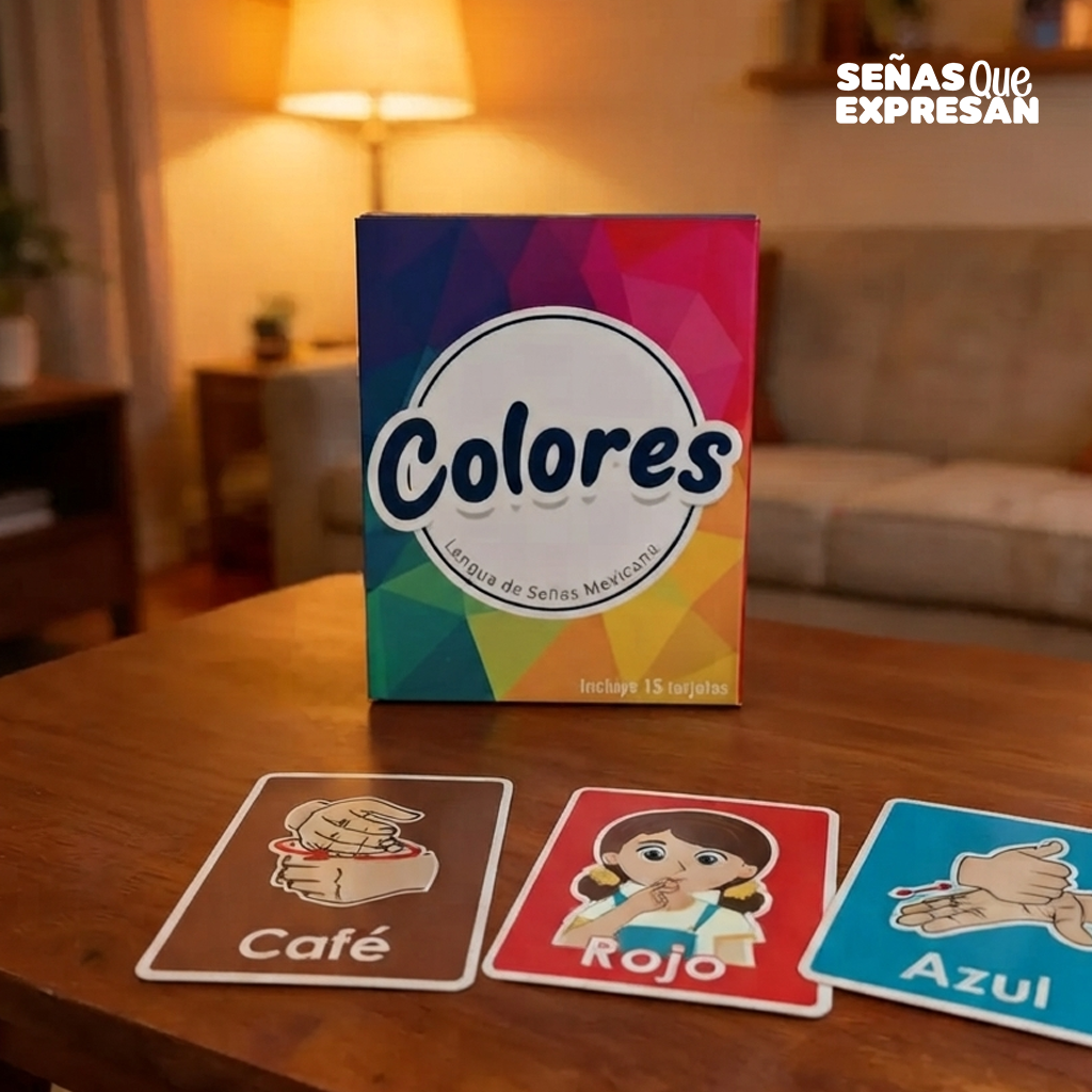 Colores | Tarjetas en Lengua de Señas Mexicana