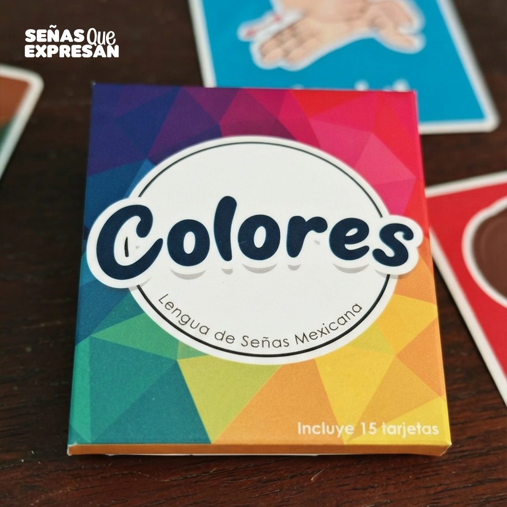 Colores | Tarjetas en Lengua de Señas Mexicana